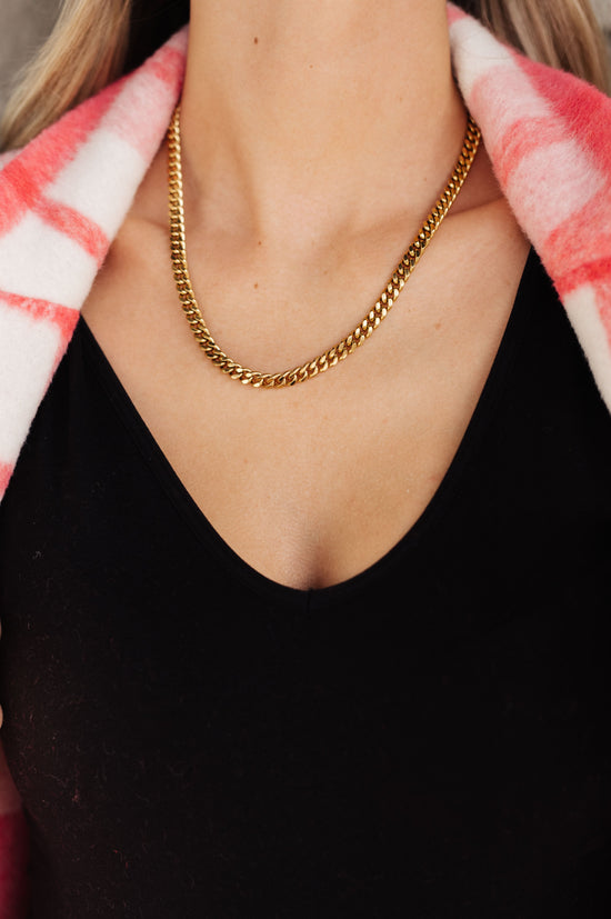 Chain Reaction Gold Plated Choker - 18K Gold