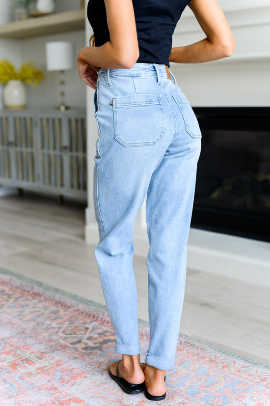 Cooper High Rise Vintage Denim Jogger - Judy Blue