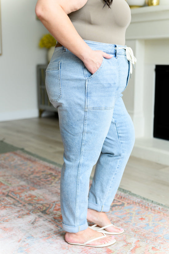 Cooper High Rise Vintage Denim Jogger - Judy Blue