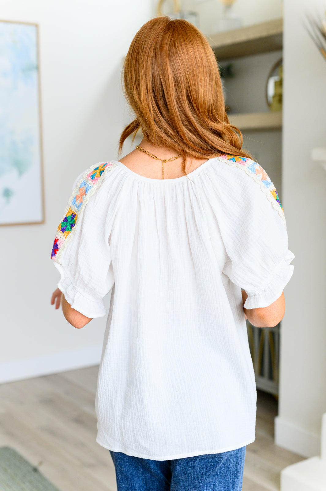 Don't You, Forget About Me Crinkle Knit Blouse - Sew In Love