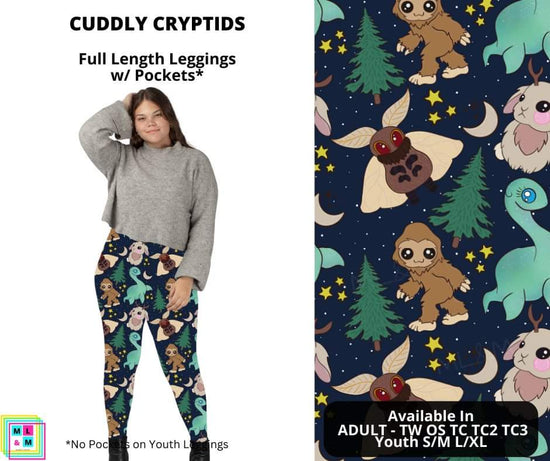 Cuddly Cryptids Leggings w/Pockets