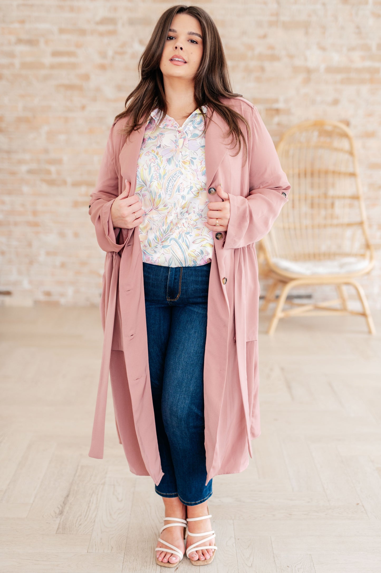 First Day Of Spring Jacket in Dusty Mauve - Mittoshop