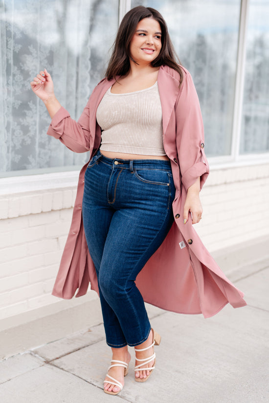 First Day Of Spring Jacket in Dusty Mauve - Mittoshop