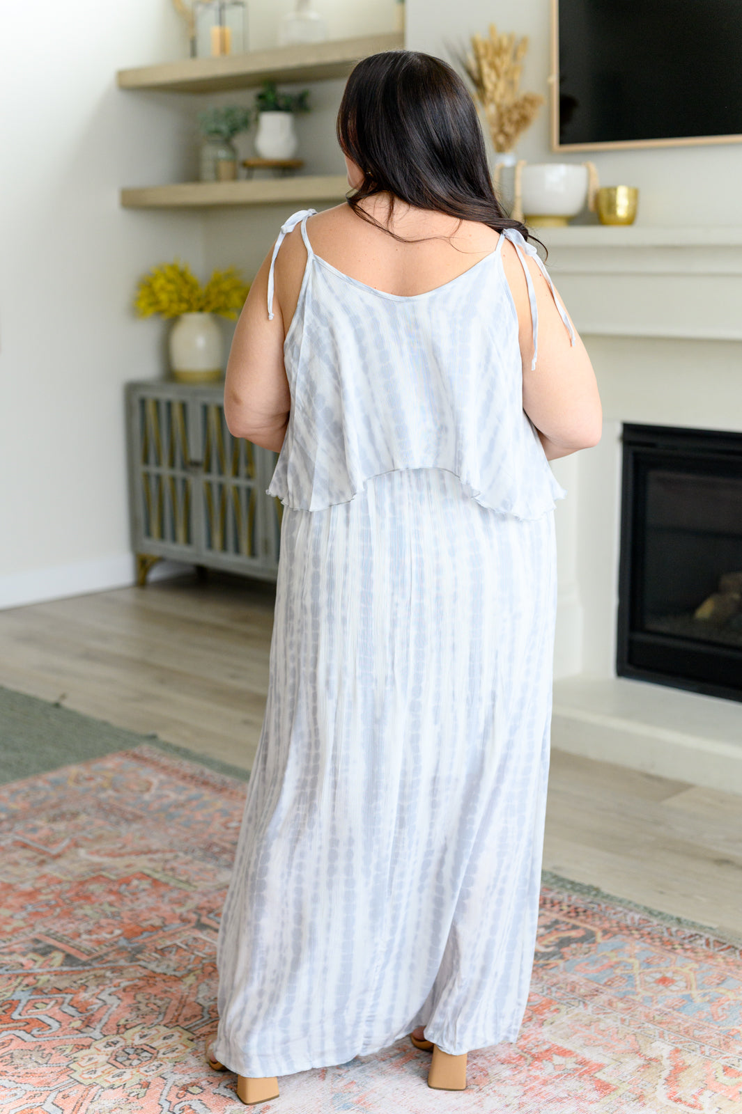 No More Grey Skies Maxi Dress - Lovely Melody