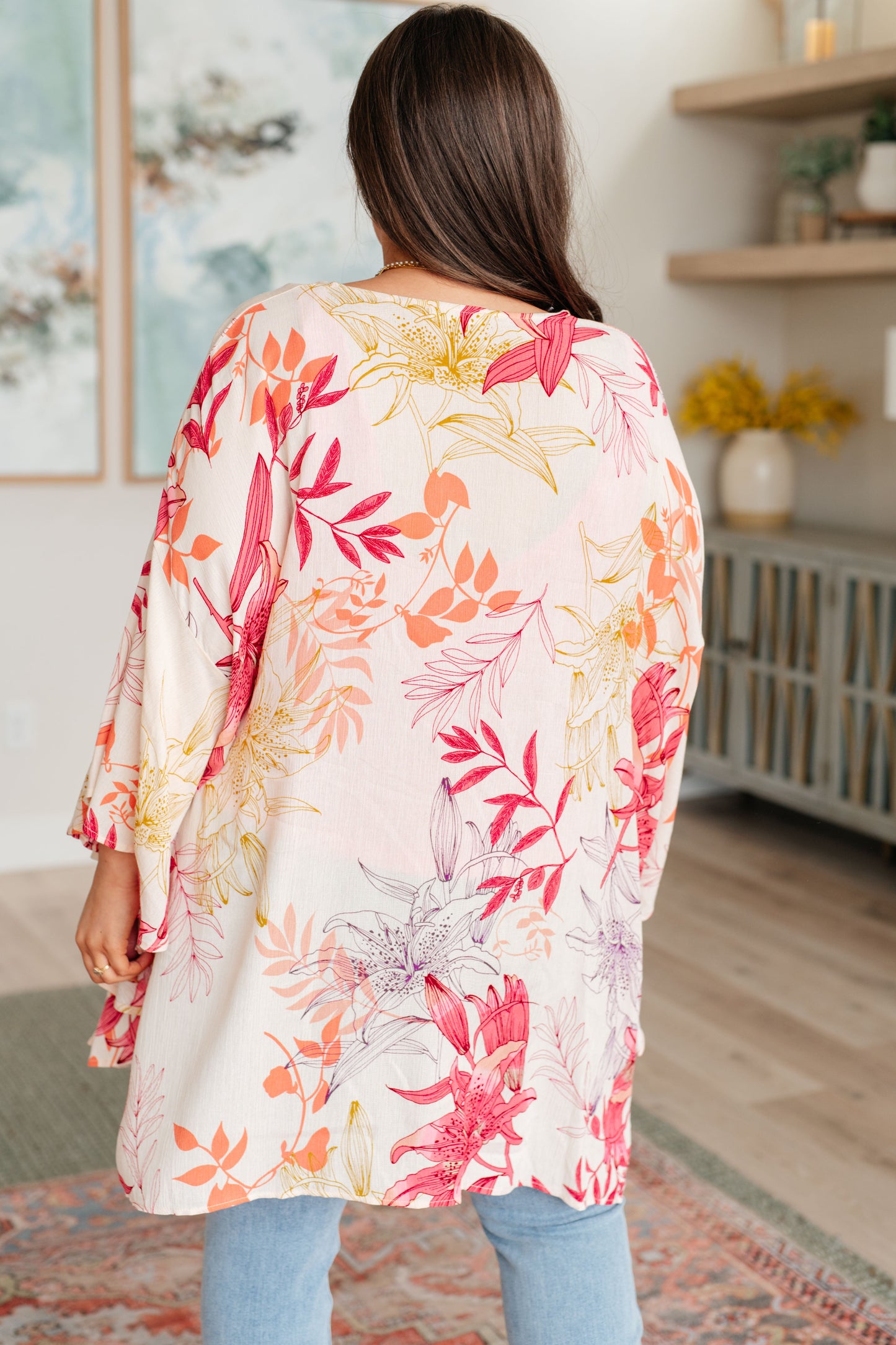 Vacay Season Bell Sleeve Kimono - GeeGee