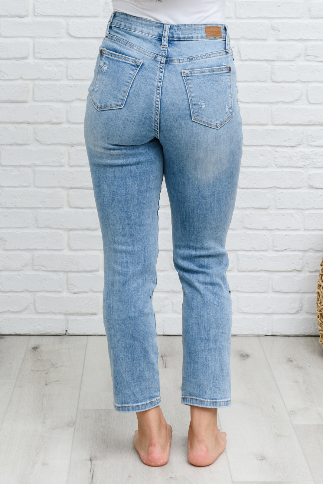 Florence High Waist Destroyed Boyfriend Jeans - Judy Blue