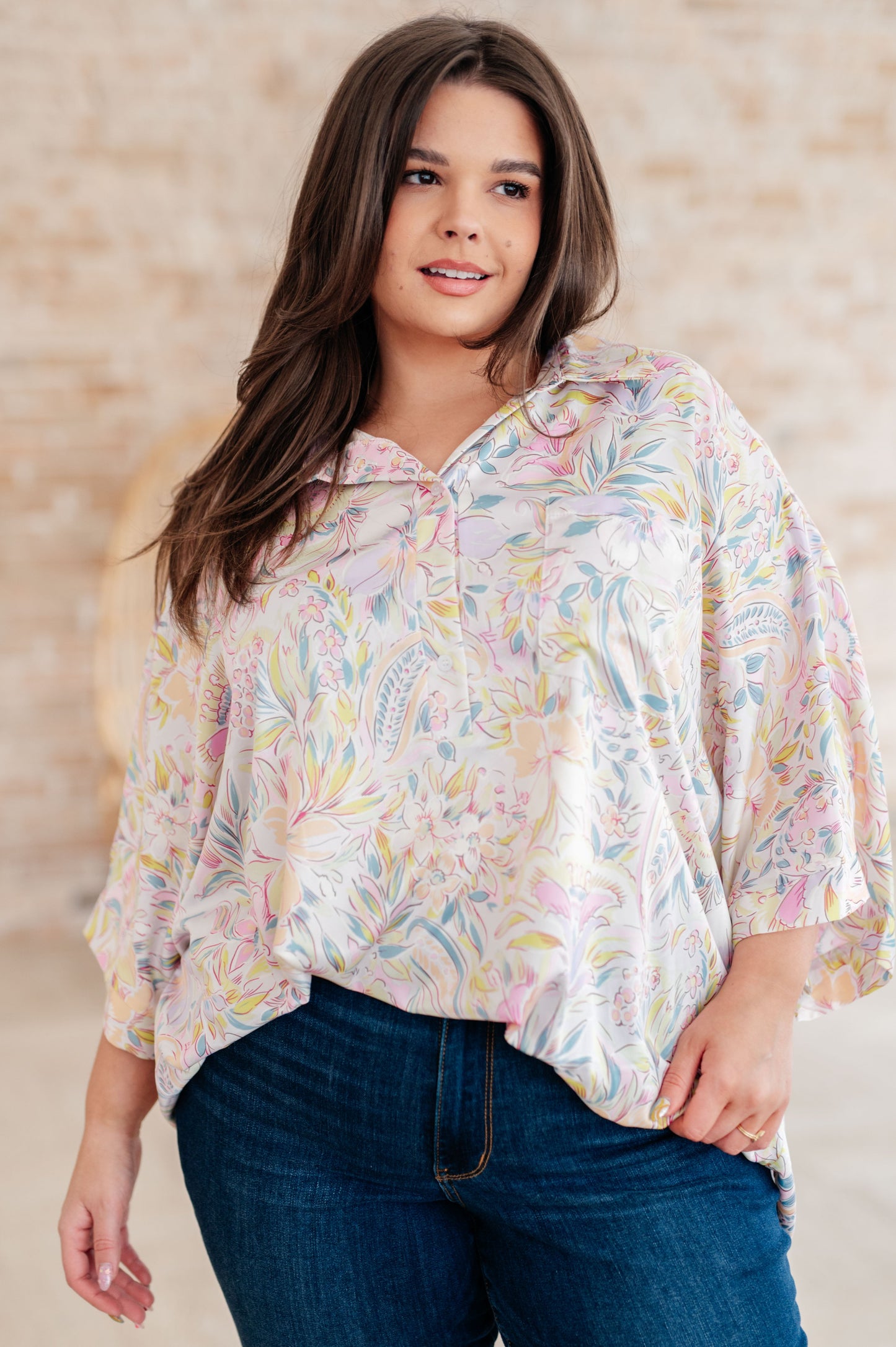 Blissful Botanicals Blouse - Emily Wonders