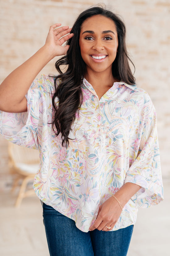 Blissful Botanicals Blouse - Emily Wonders