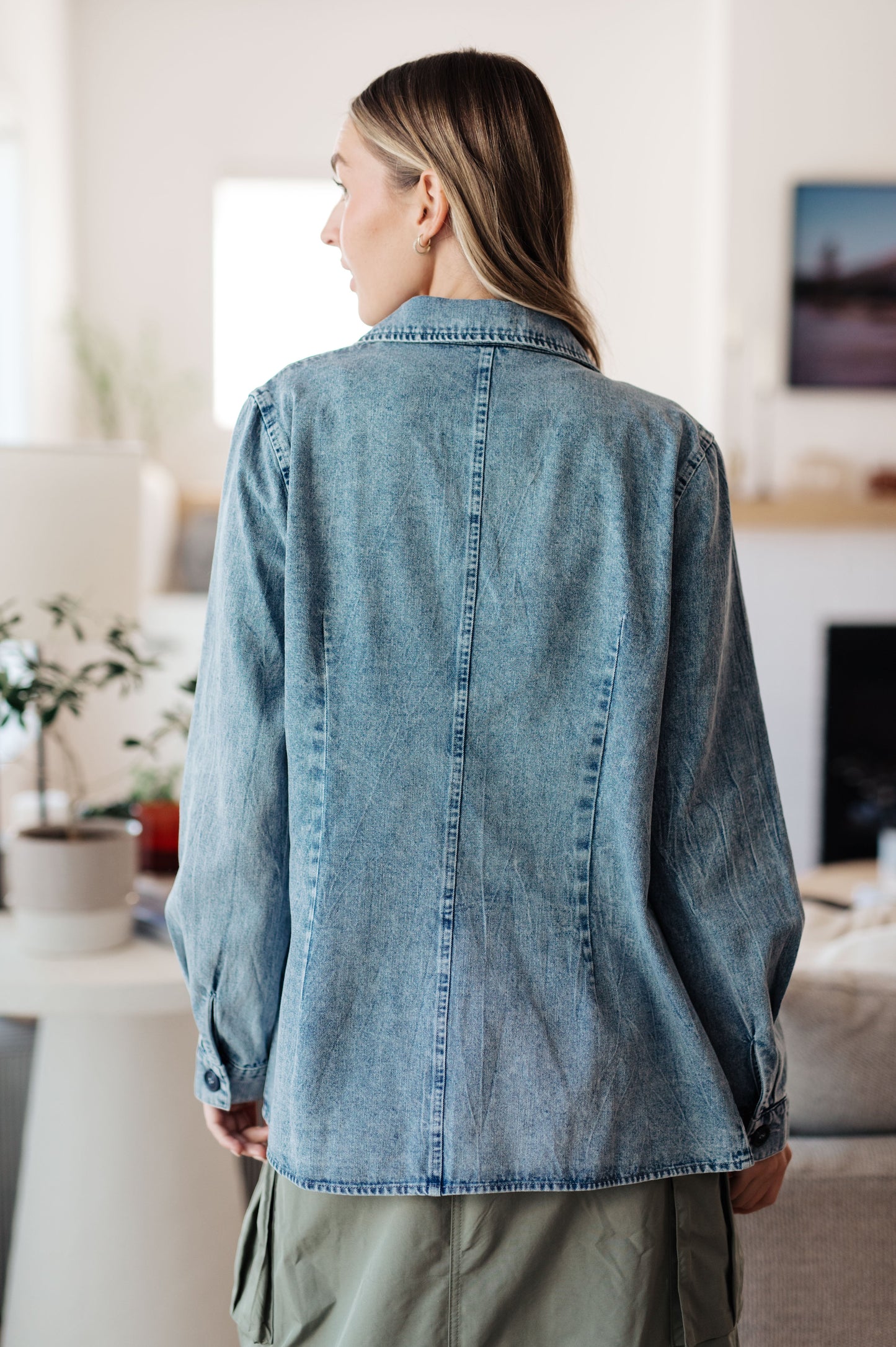 Business Brunch Denim Blazer - Bibi