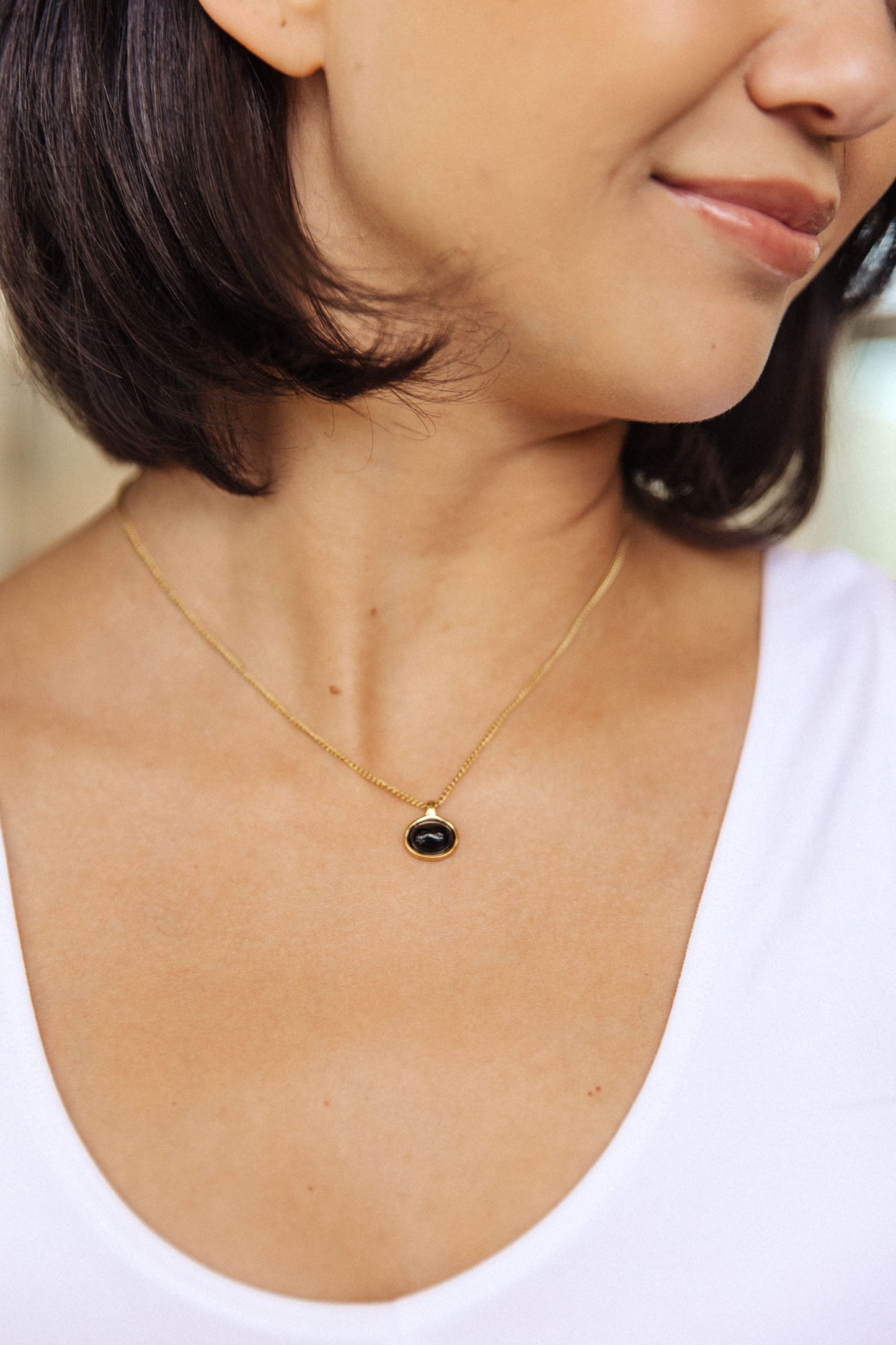 Center Of It All Pendent Necklace - 18K Gold