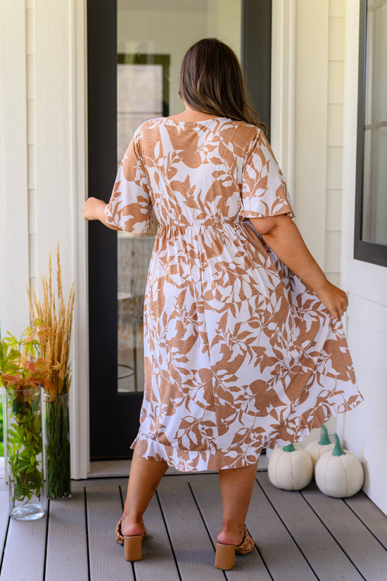 Conversation Starter Floral Faux Wrap Dress - Shopin LA