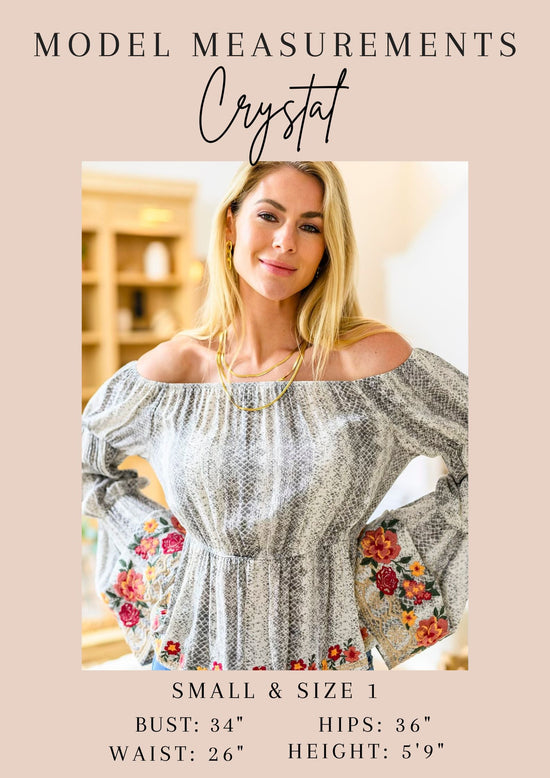 Fantastic Filigree Peplum Blouse - Andree by Unit