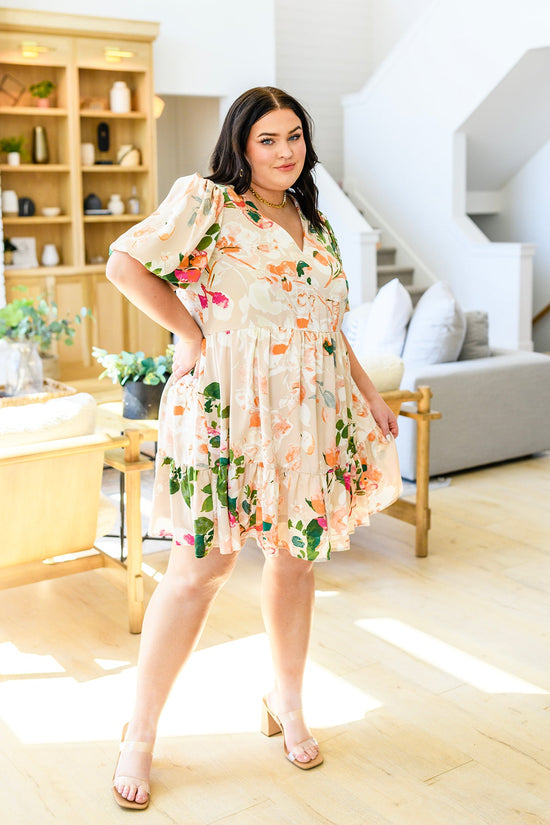 Delightful Surprise Floral Dress - Entro