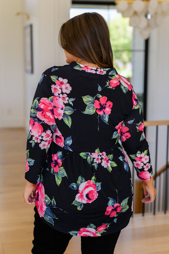 Doing My Best Floral Top - Shopin LA