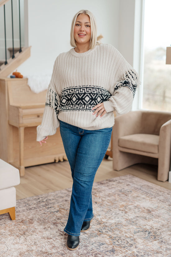 Don't Waver Fringe Detail Sweater - Haptics