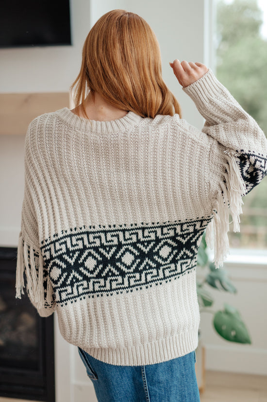 Don't Waver Fringe Detail Sweater - Haptics