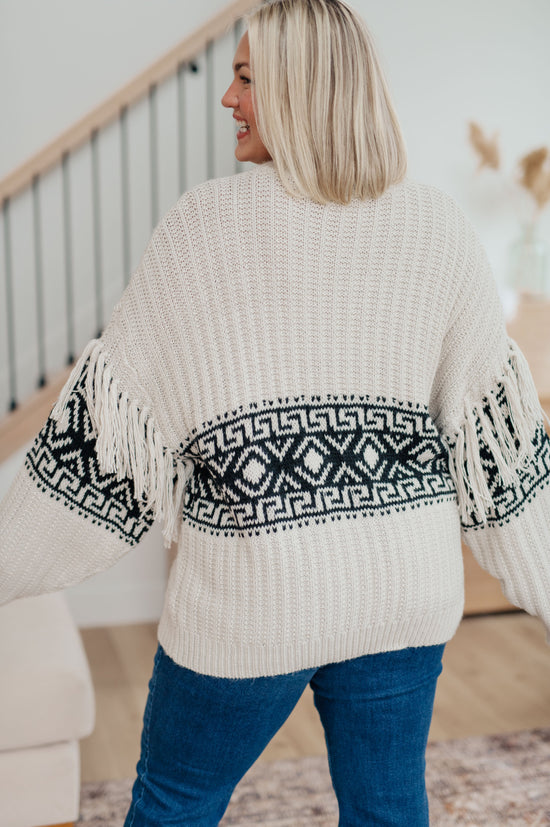 Don't Waver Fringe Detail Sweater - Haptics