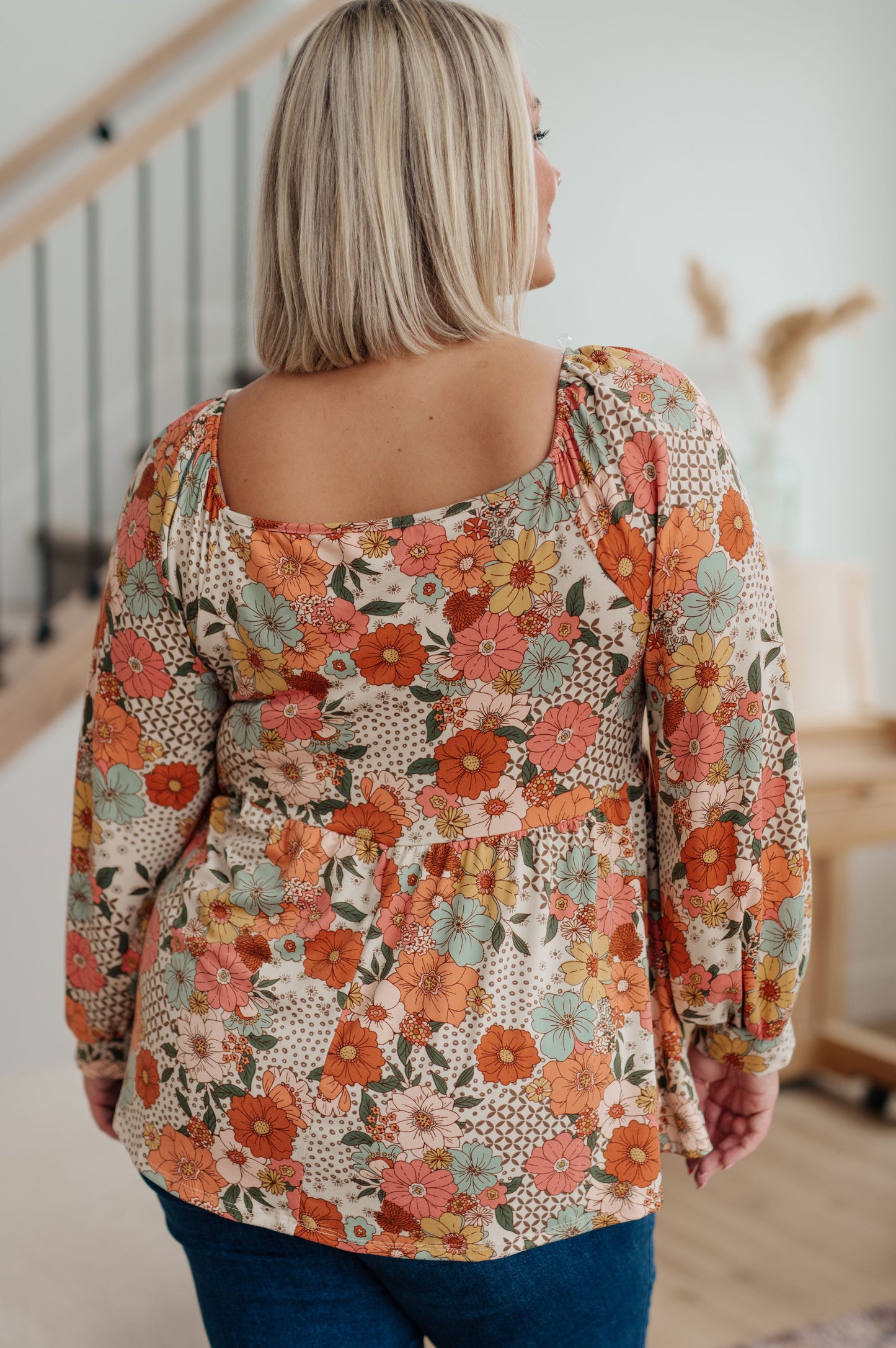 Fall For Florals Babydoll Top - Haptics