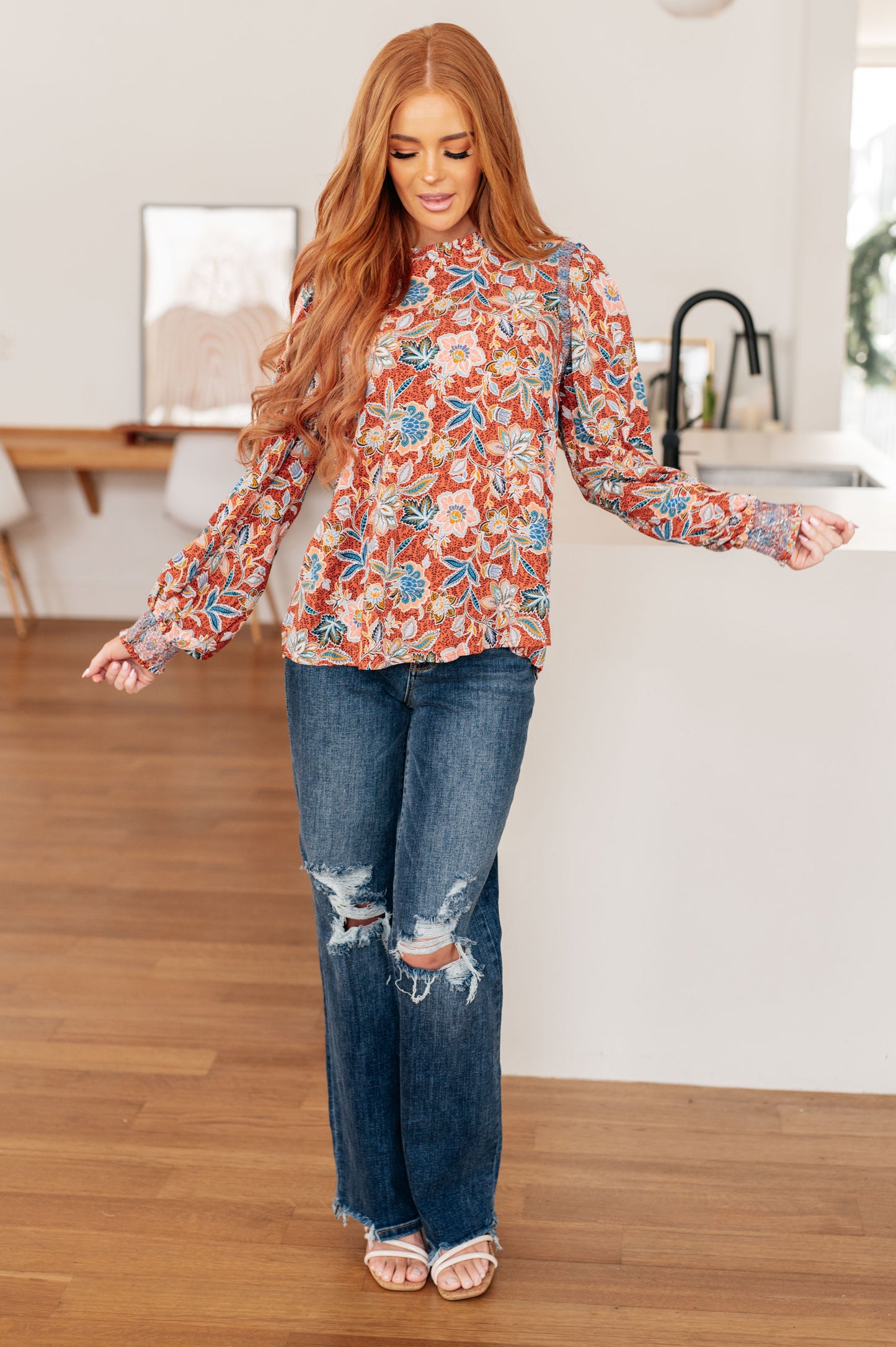 Floral Delight Blouse - Savanna Jane