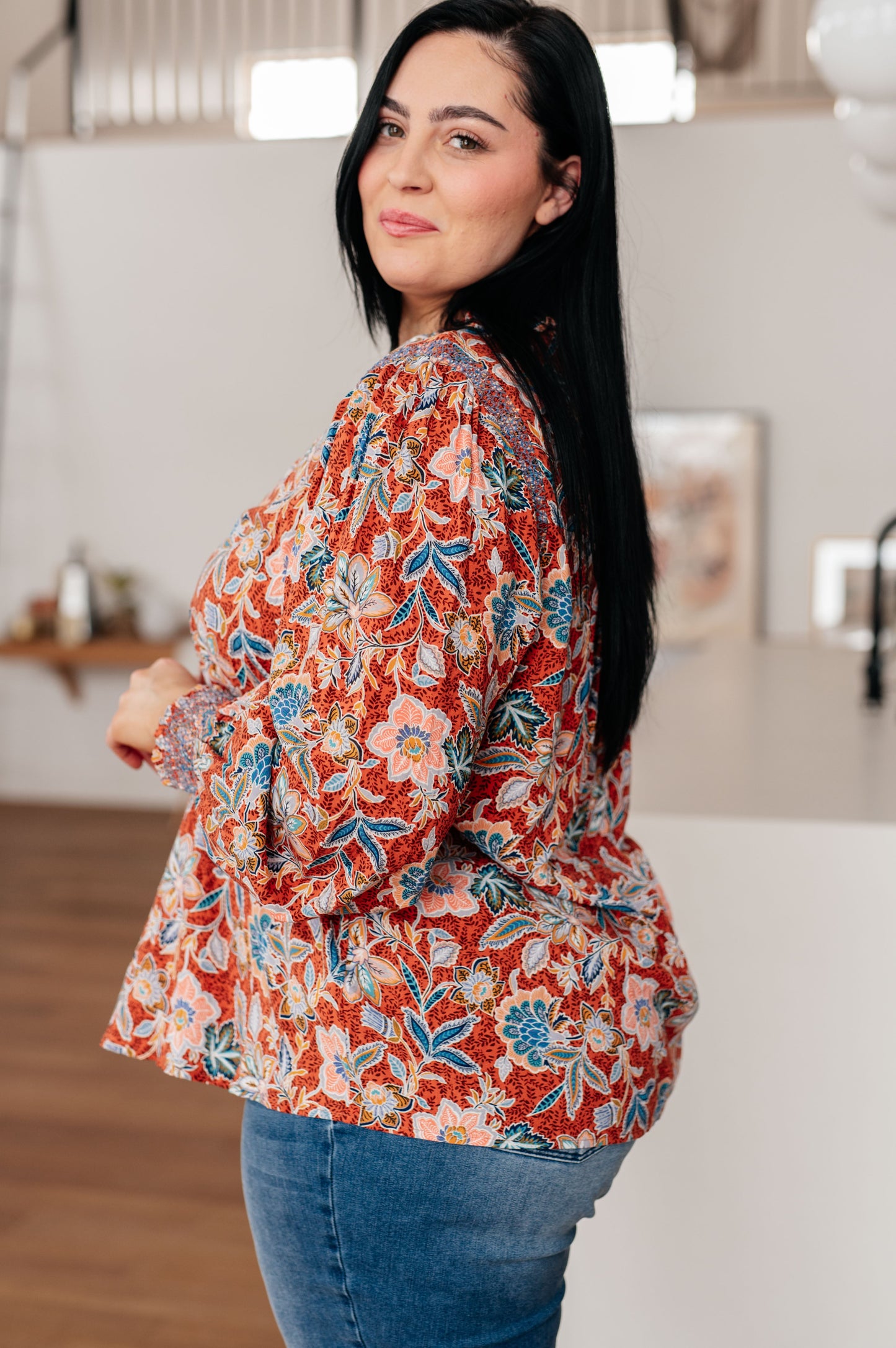 Floral Delight Blouse - Savanna Jane