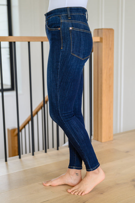 Georgia Back Yoke Skinny Jeans w/Phone Pocket - Judy Blue