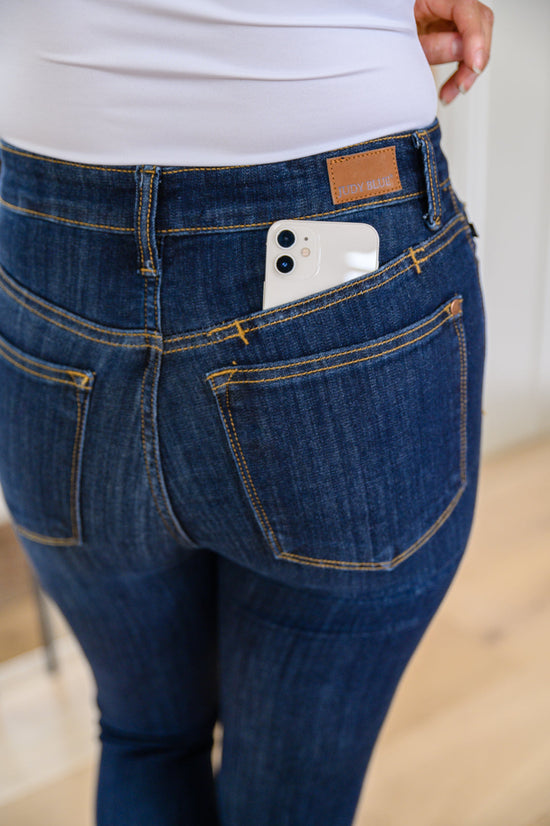 Georgia Back Yoke Skinny Jeans w/Phone Pocket - Judy Blue