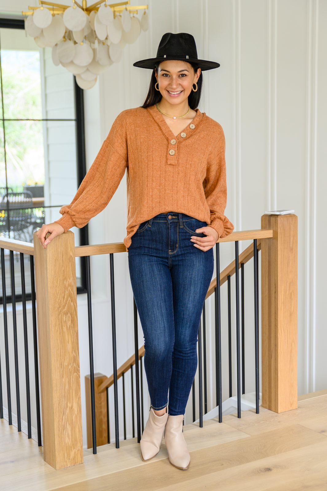 Georgia Back Yoke Skinny Jeans w/Phone Pocket - Judy Blue