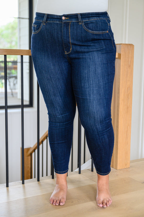 Georgia Back Yoke Skinny Jeans w/Phone Pocket - Judy Blue