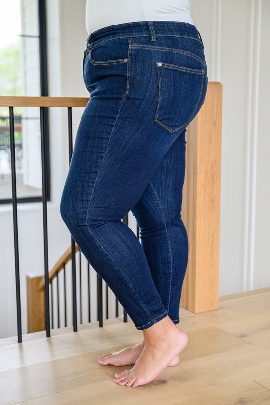 Georgia Back Yoke Skinny Jeans w/Phone Pocket - Judy Blue