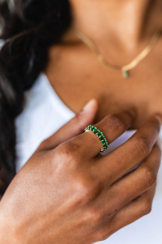 Green With Envy Ring - 18K Gold