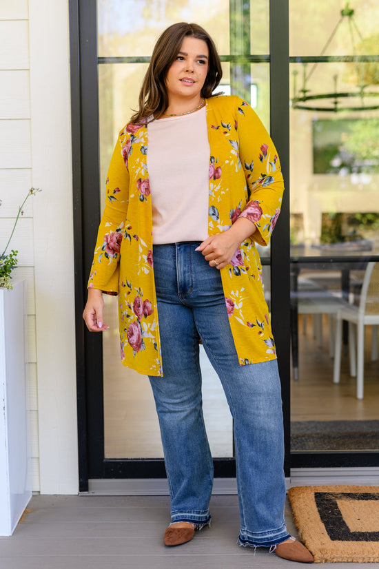 Grow As You Go Floral Cardigan - Heimish