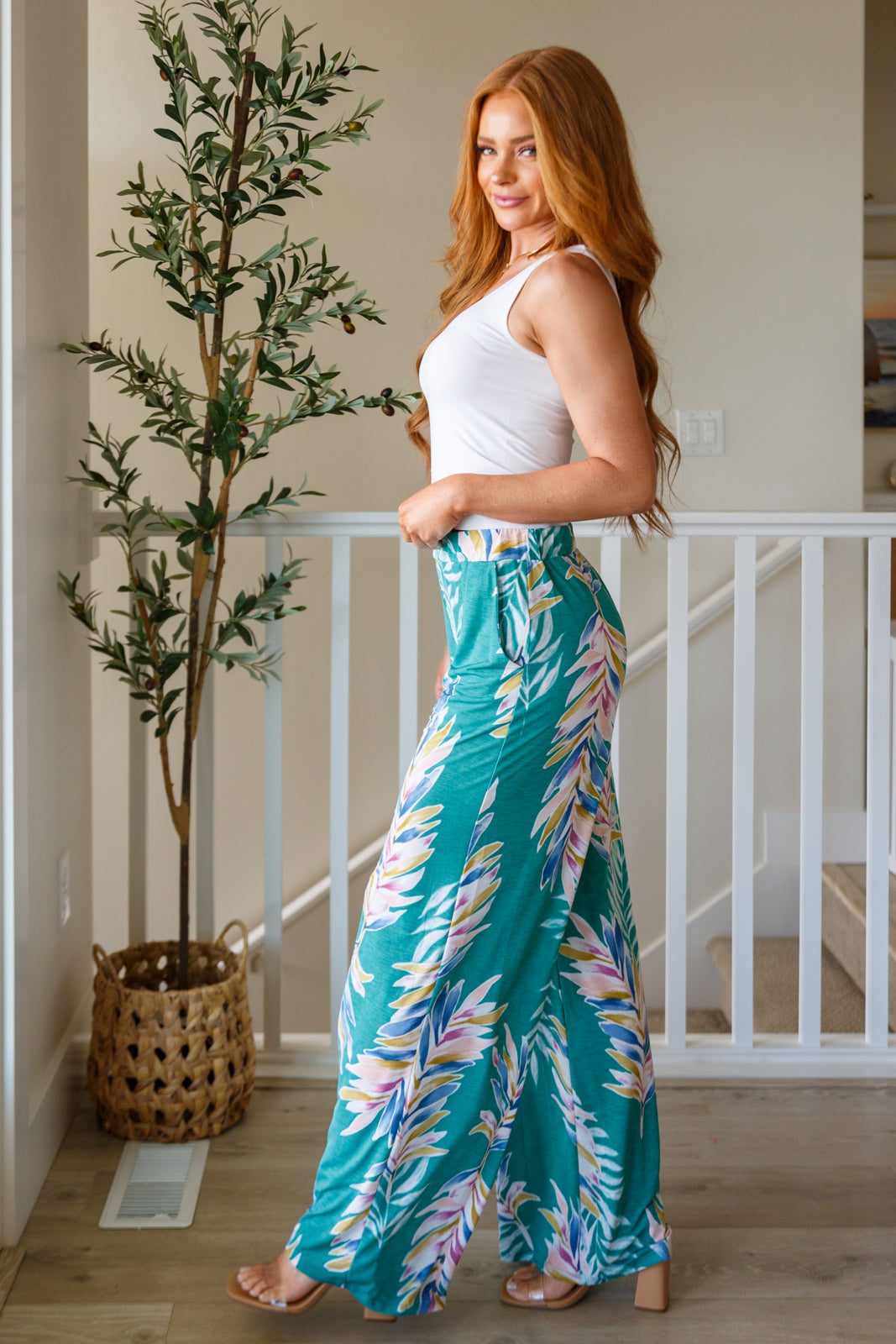 Hawaiiana Floral Print Pants - Shopin LA