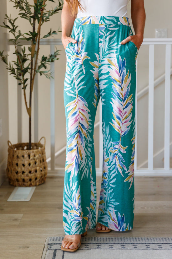 Hawaiiana Floral Print Pants - Shopin LA