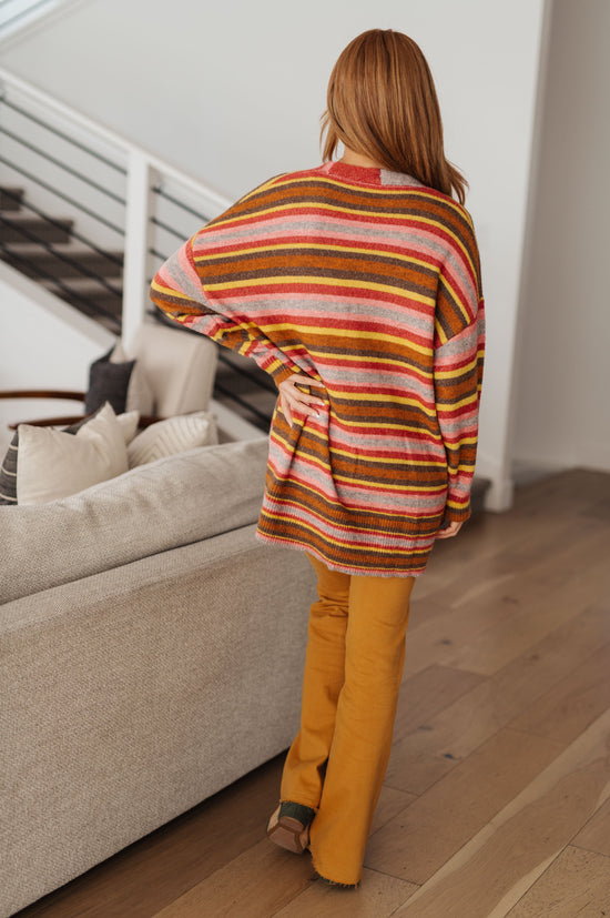 Henny Penny Striped Cardigan - GeeGee