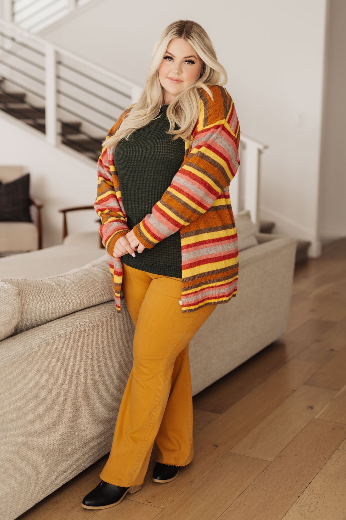 Henny Penny Striped Cardigan - GeeGee