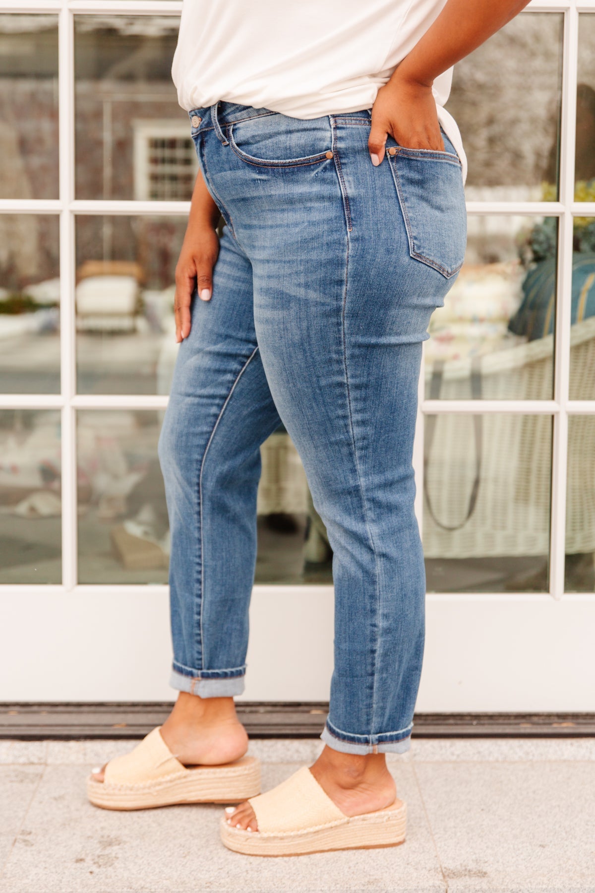 High Waist Slim Fit Jeans - Judy Blue