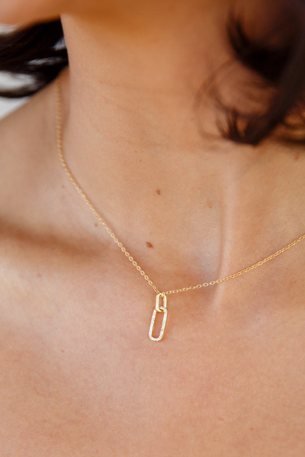 Hooked on You Necklace - 18K Gold