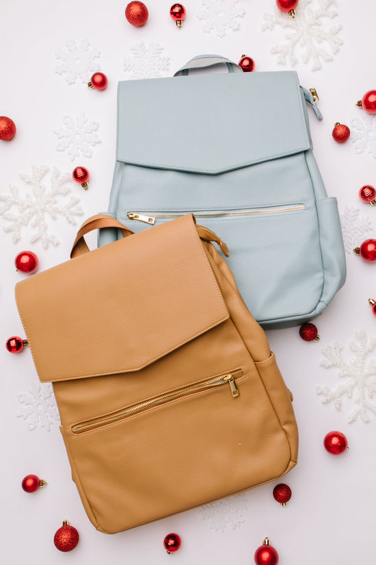 Katie's FAVE: Hot Mom Bag in Blue or Tan