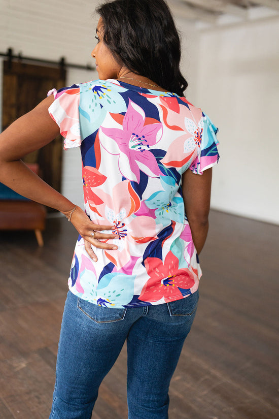 Impossible to Ignore Floral Blouse - Haptics