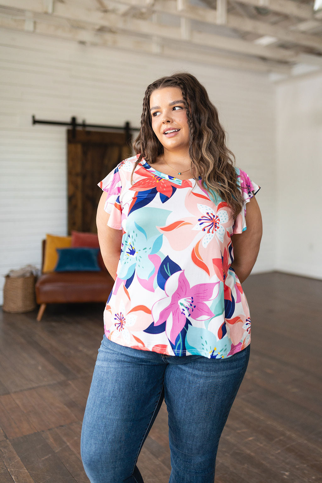 Impossible to Ignore Floral Blouse - Haptics