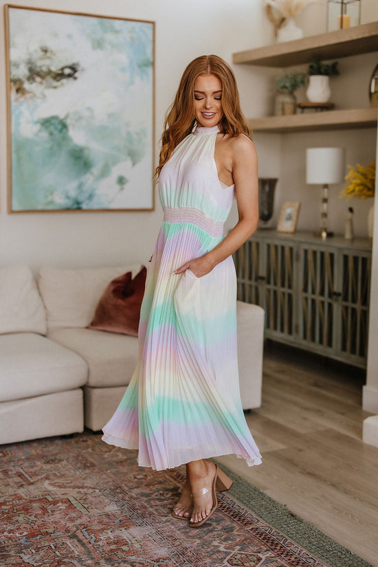 Irresistibly Iridescent Maxi Dress - Davi & Dani