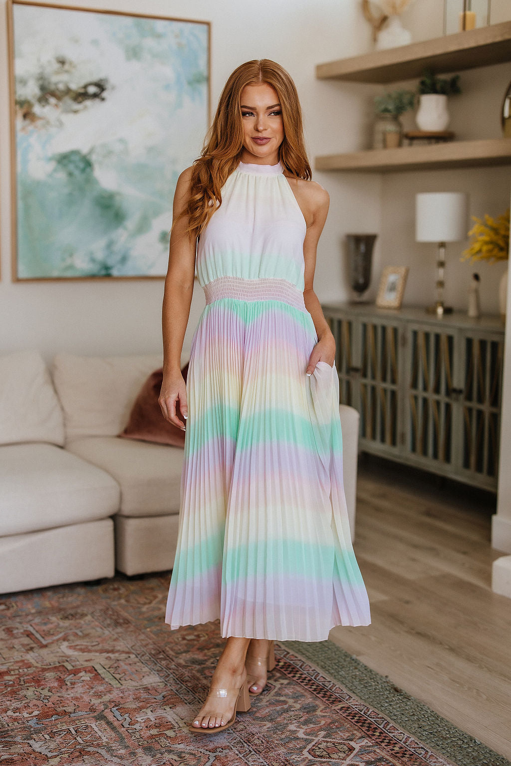 Irresistibly Iridescent Maxi Dress - Davi & Dani