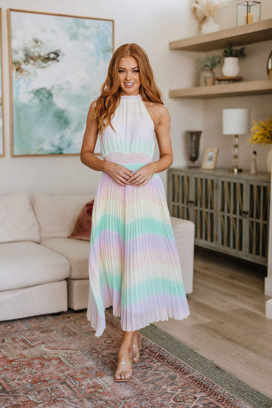 Irresistibly Iridescent Maxi Dress - Davi & Dani