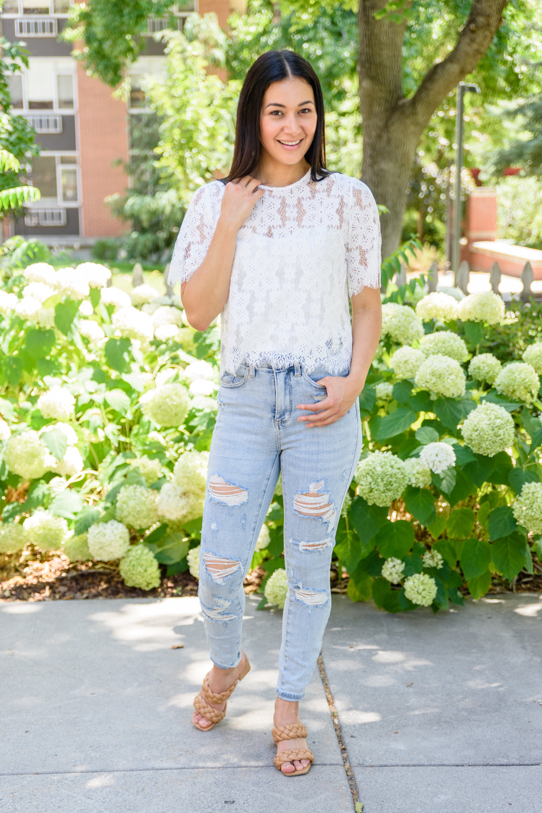 Lace of My Heart Top