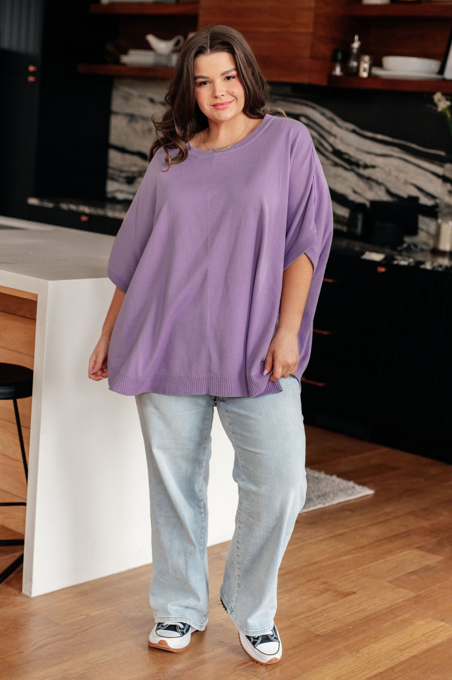 Lilac Whisper Dolman Sleeve Top - Andree By Unit