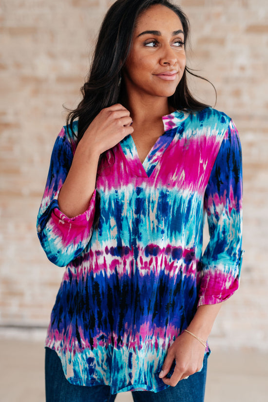 Little Lovely Blouse in Tie Dye - Dear Scarlett