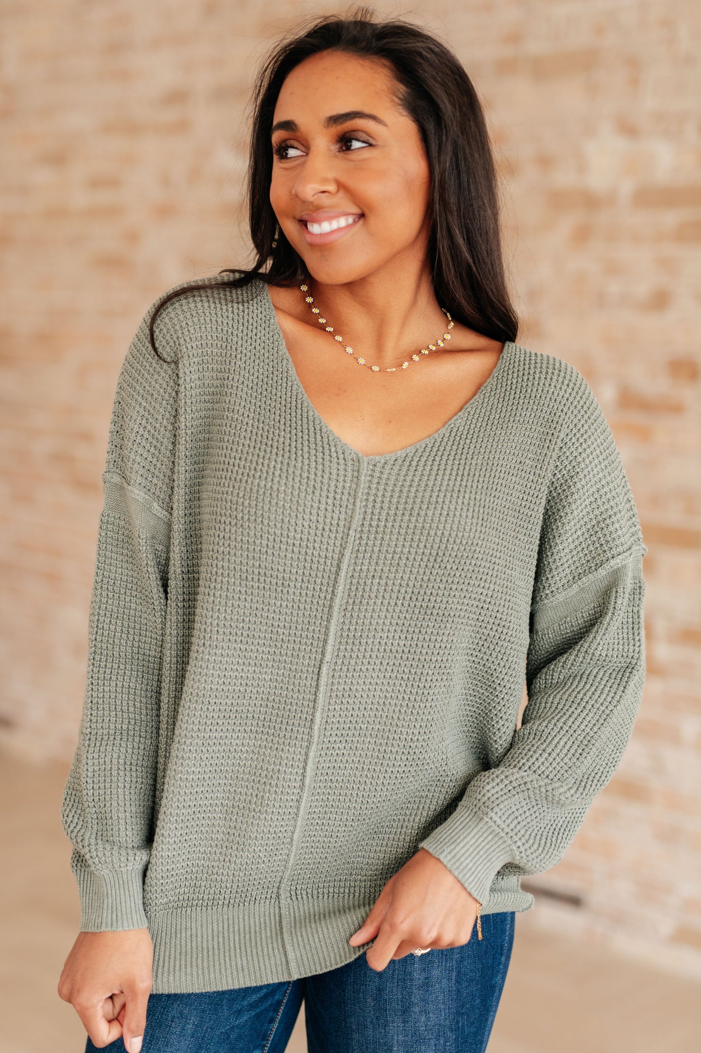 Magi Lune V-Neck Sweater - Heyson