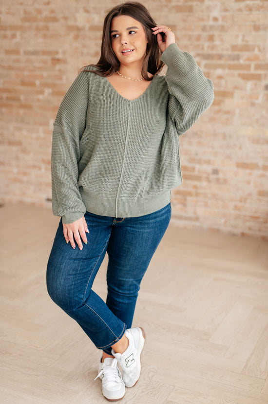 Magi Lune V-Neck Sweater - Heyson