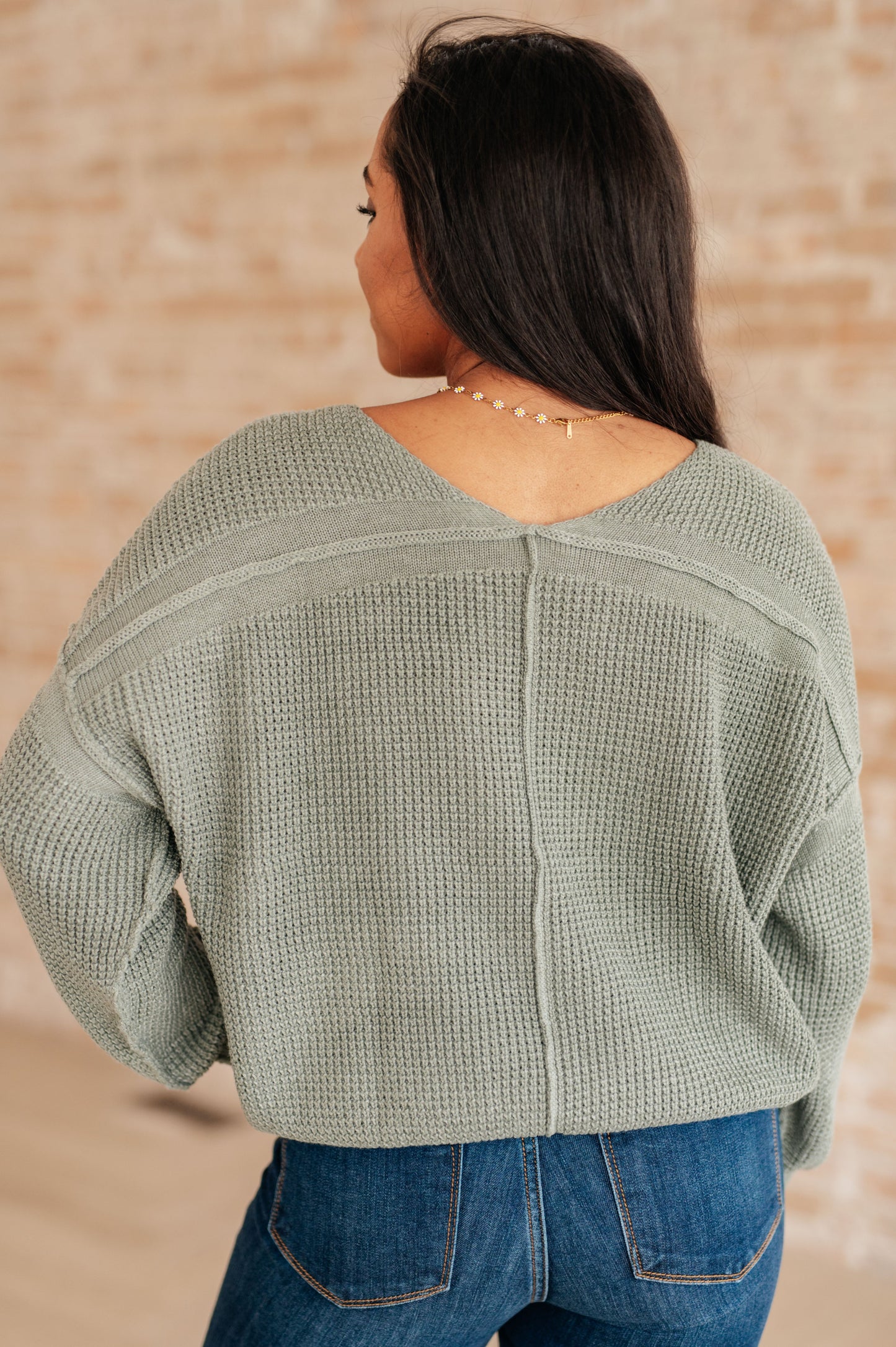 Magi Lune V-Neck Sweater - Heyson