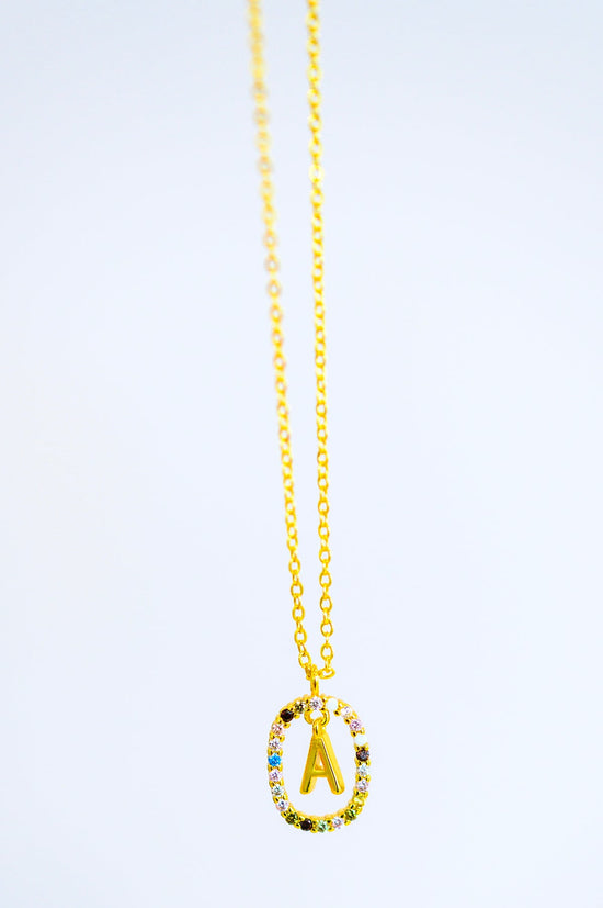 Mi Amor - Initial Necklace - 18K Gold